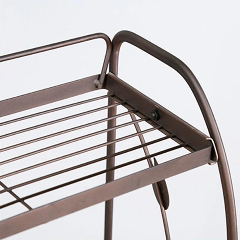 Железная угловая полка кухонные принадлежности стеллаж для хранения ванная