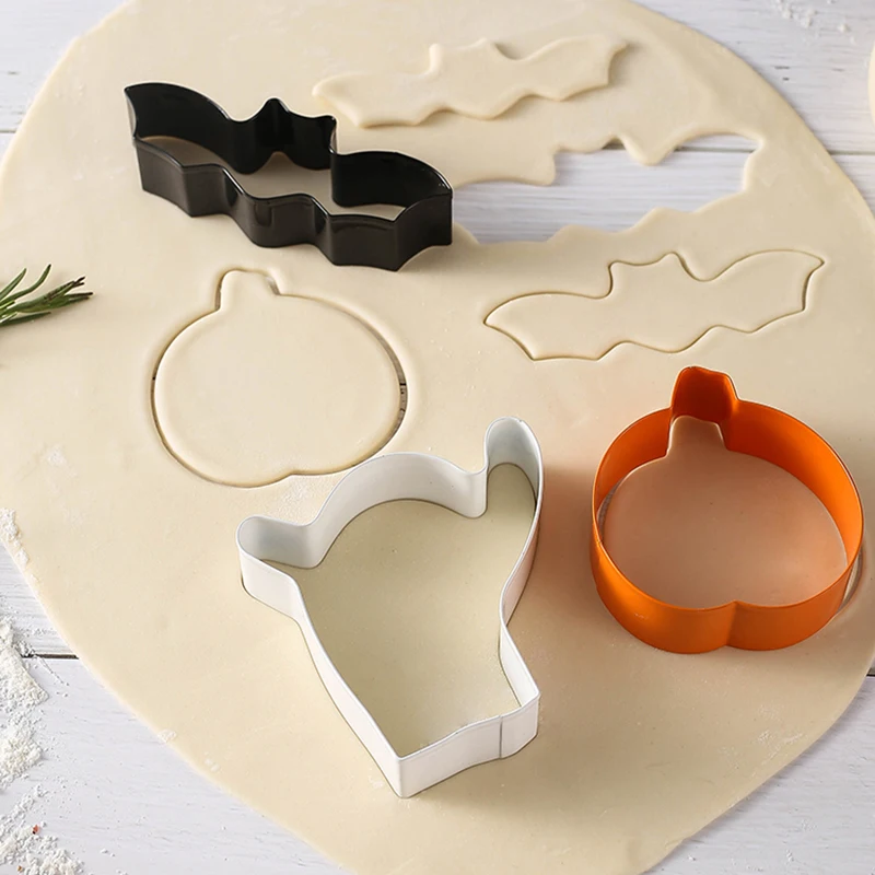 

Halloween Cookie Cutters Set Premium Stainless Steel Stencils for Halloween Party Decorations свечи BJStore