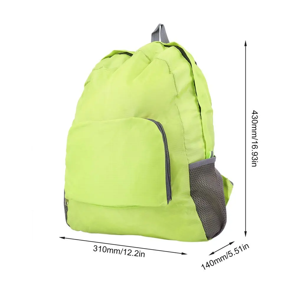 

Portable Fashion Men Women Zipper Soild Nylon Backpack Hiking Bag Camping Travel Rucksack Sports Pack