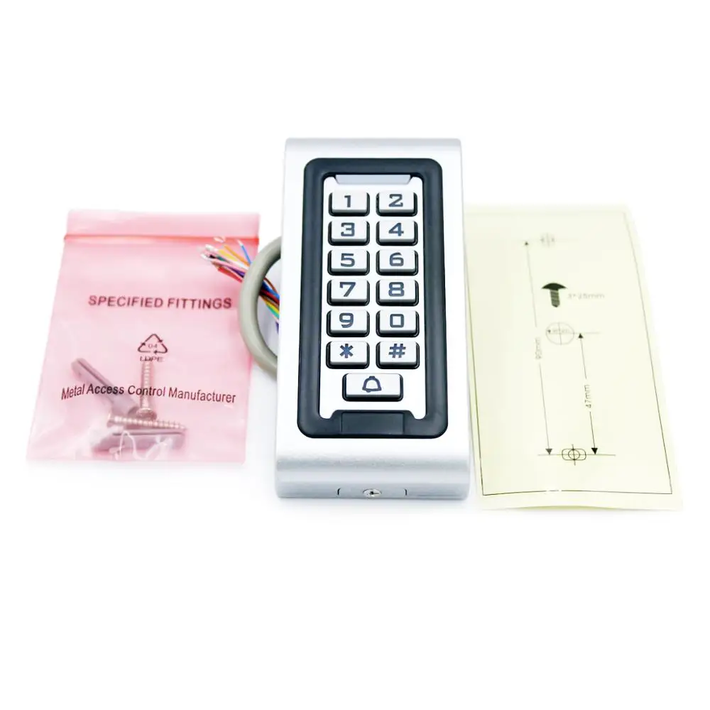 RFID 125 кГц EM Keyboard система контроля допуска к двери IP68 водонепроницаемый