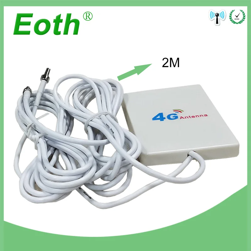 Eoth внешняя антенна с штекером CRC9 2 м для маршрутизатора Huawei 3G 4G LTE|Антенны связи| |