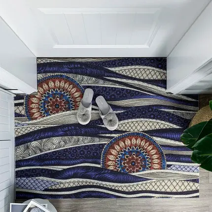 New arrive Nordic Home Entrance Doormat PVC Anti-Slip Floor Mat Oil proof Kitchen Rugs Large Carpets Doormats livingroom | Дом и сад