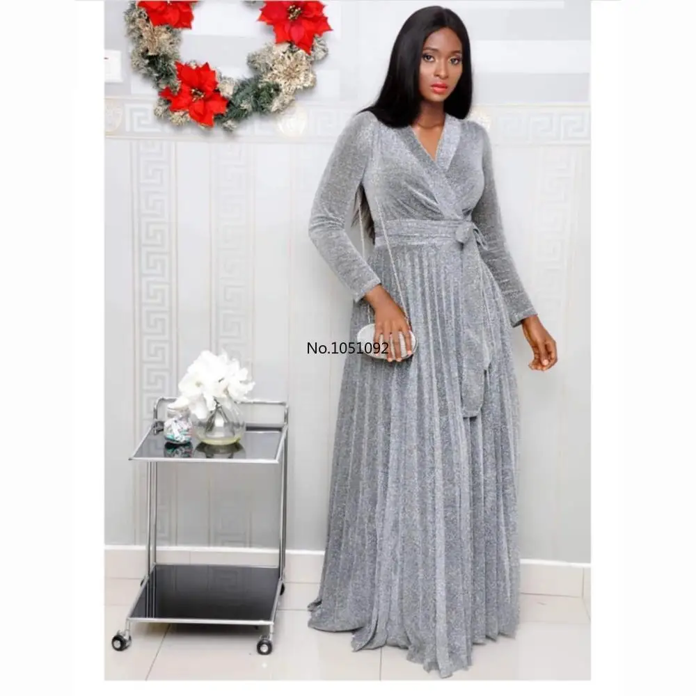 Африканские платья для женщин новинка хит продаж популярные цветные Бронзовые