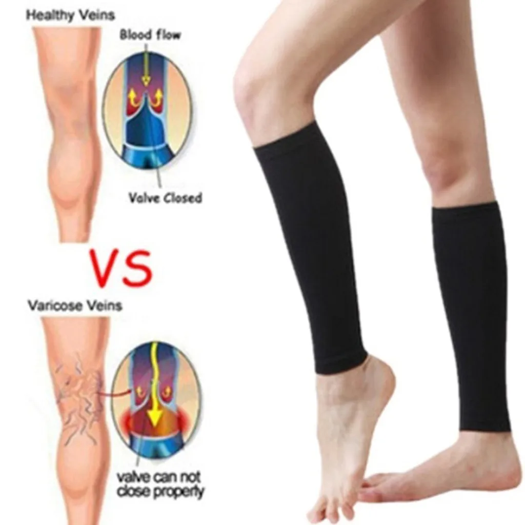 SAGACE модные унисекс компрессионные чулки гольфы поддерживающие растягивание