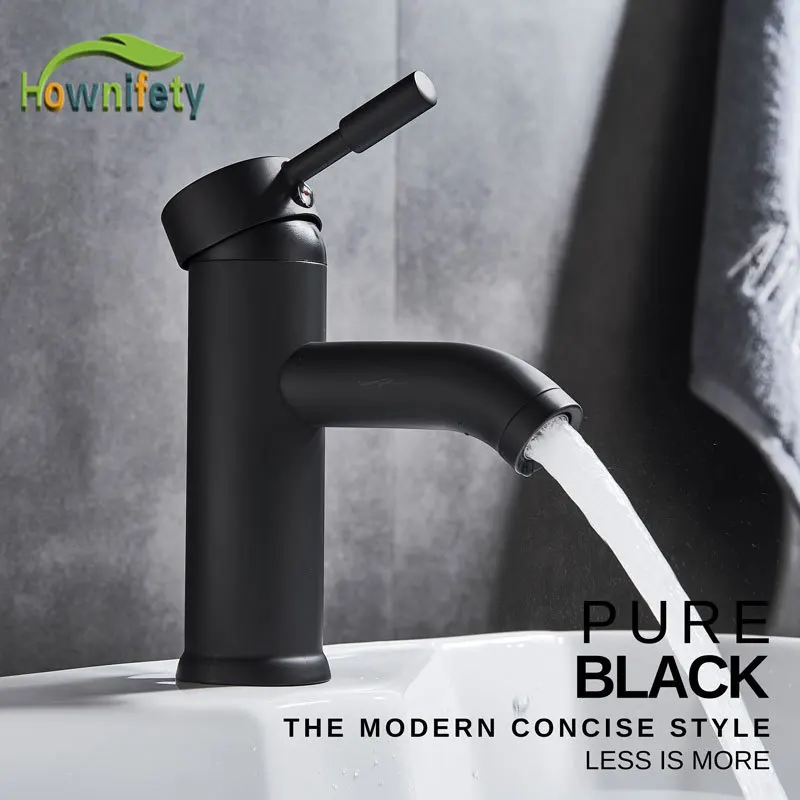 

Faucet Hot Stainless Cold Blacked Bathroom Faucets Mixer Single Free Black Faucet Paint Steel Hole Shipping Basin Tap Faucet Sta