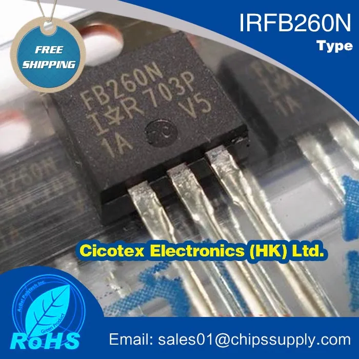 10 шт./лот IRFB260N FB260N TO220AB 260 MOSFET N CH 200 V 56A TO 220AB IRFB260NPBF|Драйвер двигателя| |