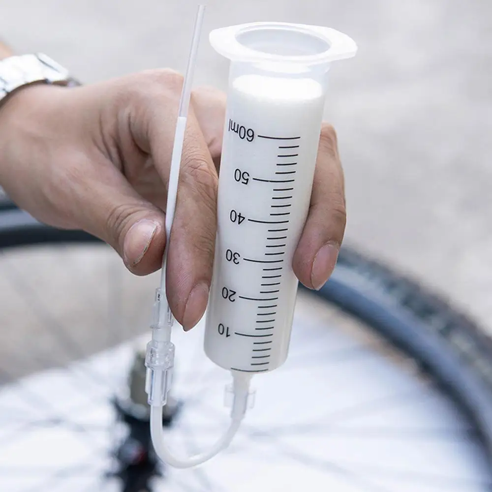 Бескамерный герметик инжектор Набор для MTB дорожный велосипед бескамерные шины