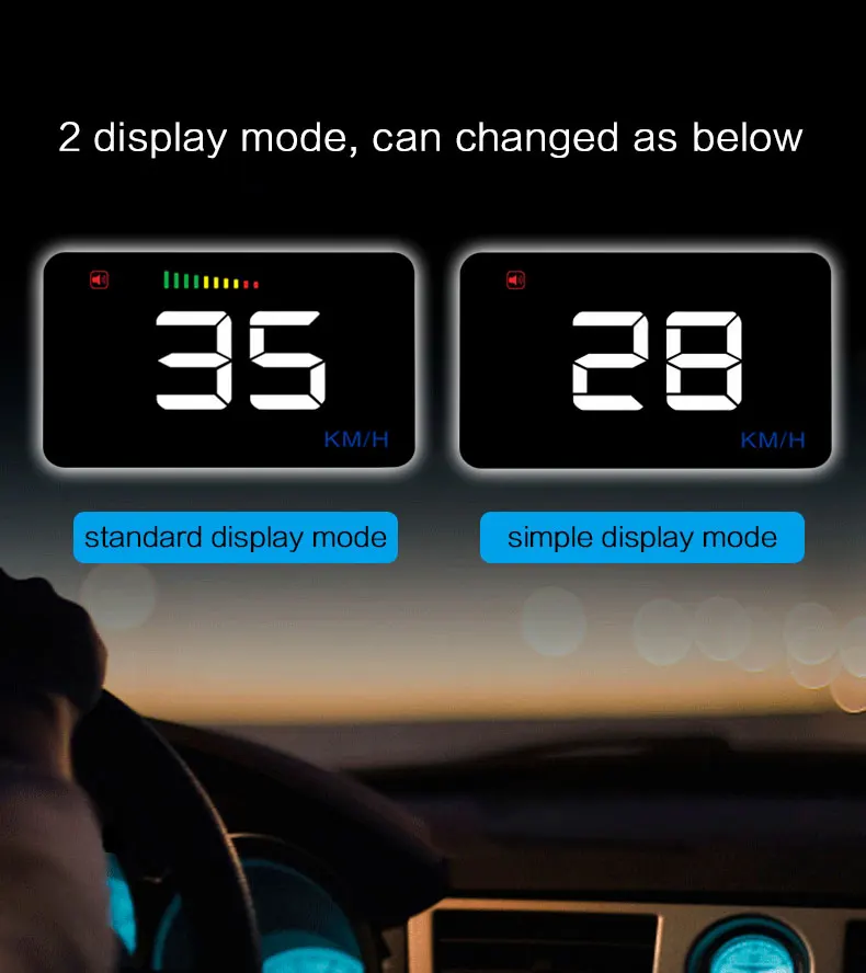 HUD Дисплей автомобиля превышения скорости сигнализации температуры воды OBDII или ЕС OBD интерфейс светоотражающая пленка автомобиля-Стайлинг Head Up дисплей
