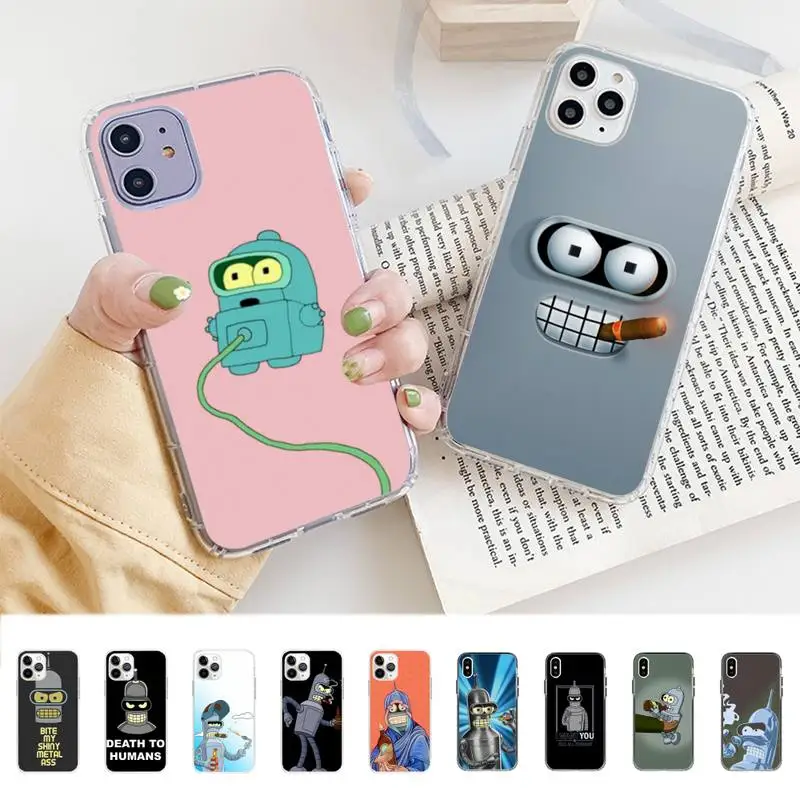 

Cute Futuramas for kid Phone Case for iphone 13 8 7 6 6S Plus X 5S SE 2020 XR 11 12 pro XS MAX