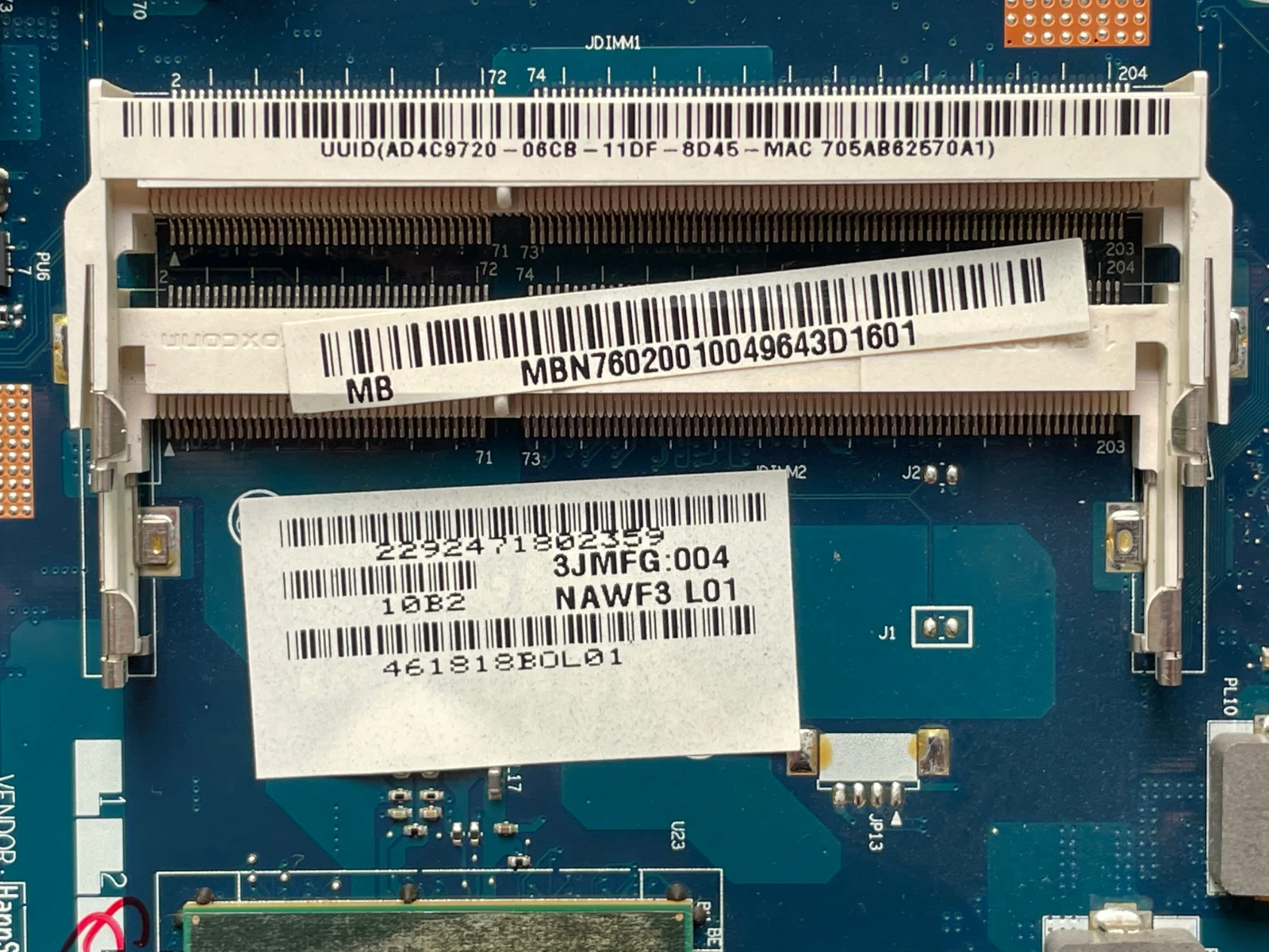 Высокое качество MBN7602001 LA 4854P материнская плата для ноутбука Acer Emachines 5732 5732Z E525 PGA478