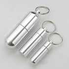 FHigh качественный алюминиевый сплав водонепроницаемый футляр для таблеток для отдыха на природе кемпинга туризма портативный медицинский чехол в виде капсулы фотоинструмент