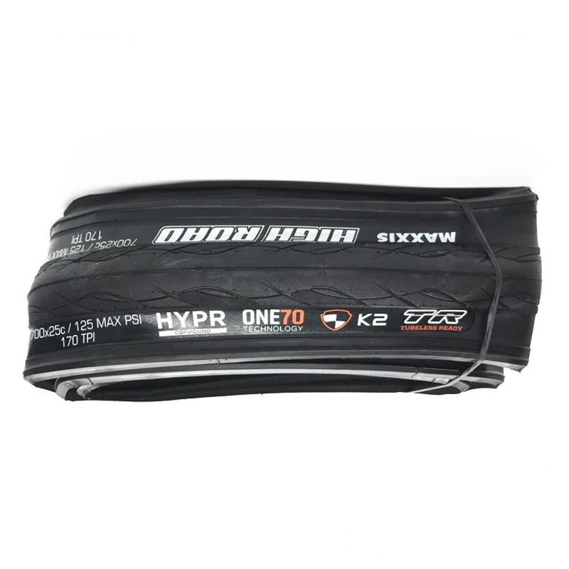 Шина для велосипеда Maxxis High Road M218 бескамерная дорожная BikeTire 700x25C 170 PSI|Велосипедные