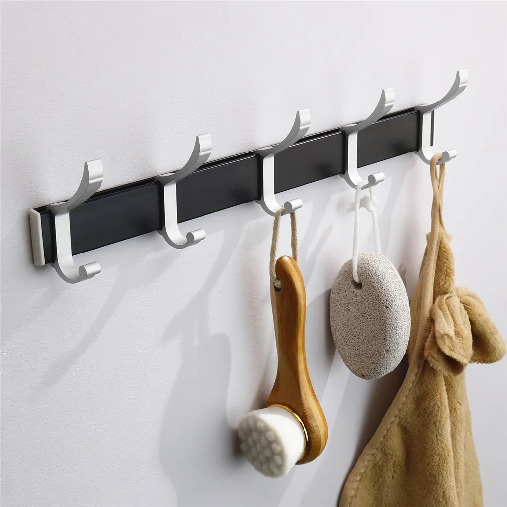 Алюминиевый сплав ванная комната Регулируемая Вешалка для сушки крюка кухонная