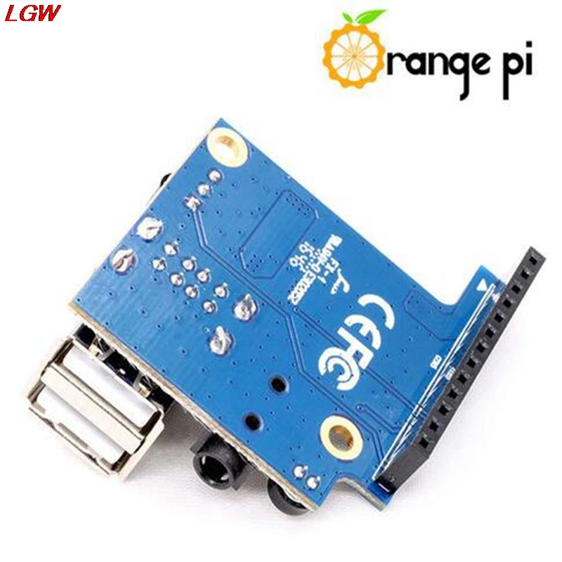 Orange Pi adapter board 2 USB 2.0 special expansion card for Orange Pi Zero PC IO microphone USB AHS
