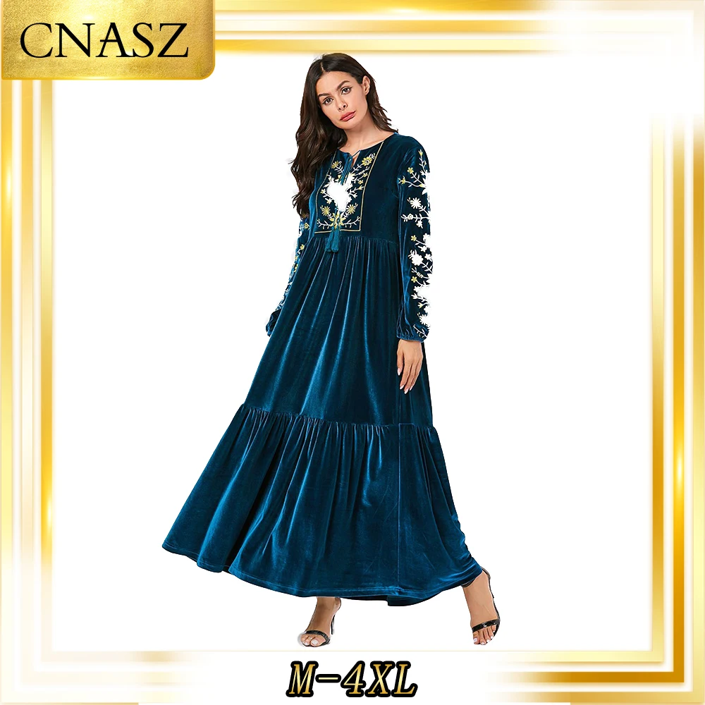 Мусульманское платье мусульманская одежда удобная модная женская большого