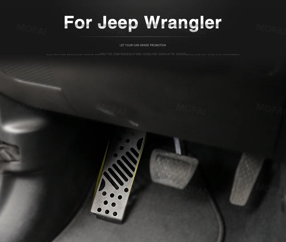 Автомобильные педали MOPAI для Jeep Wrangler+ автомобильные тормозные газовые подножки, накладки для Jeep Wrangler JL, автомобильные аксессуары