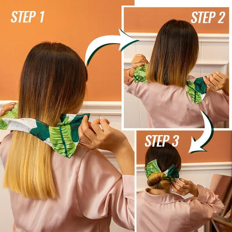 

2021 New Style Fashion Hair Bands Women Summer Knotted Wire Headband Print Hairpin Braider Maker Easy To Use DIY Accessories