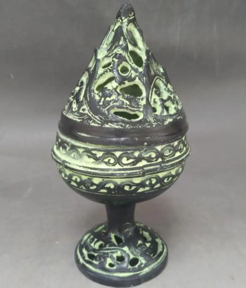 

China bronze Boshan Incense burner crafts statue