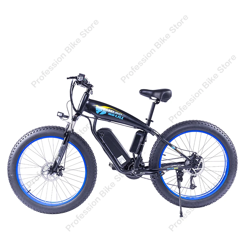 Günstig SMLRO S10 BULL Elektrische Bike 26 Zoll Rad 750W 48V 18AH Lithium-Batterie E-Bike Elektromobil Mobilität Berg Fett Fahrrad