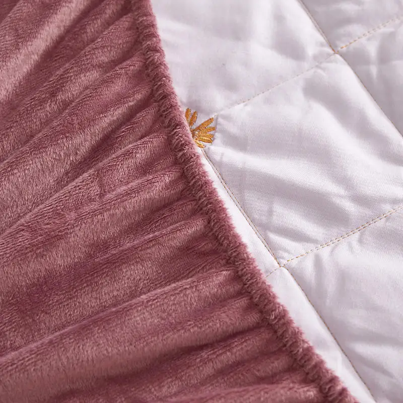 Натяжная простыня для кровати Теплый Бархатный Чехол защита от пыли с изящной