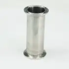 Тройной зажим 1,5 дюйма х труба с наружным диаметром 38 мм, санитарная катушка, трубка длиной 102 мм (4 дюйма) для домашнего пивоварения из нержавеющей стали SUS304