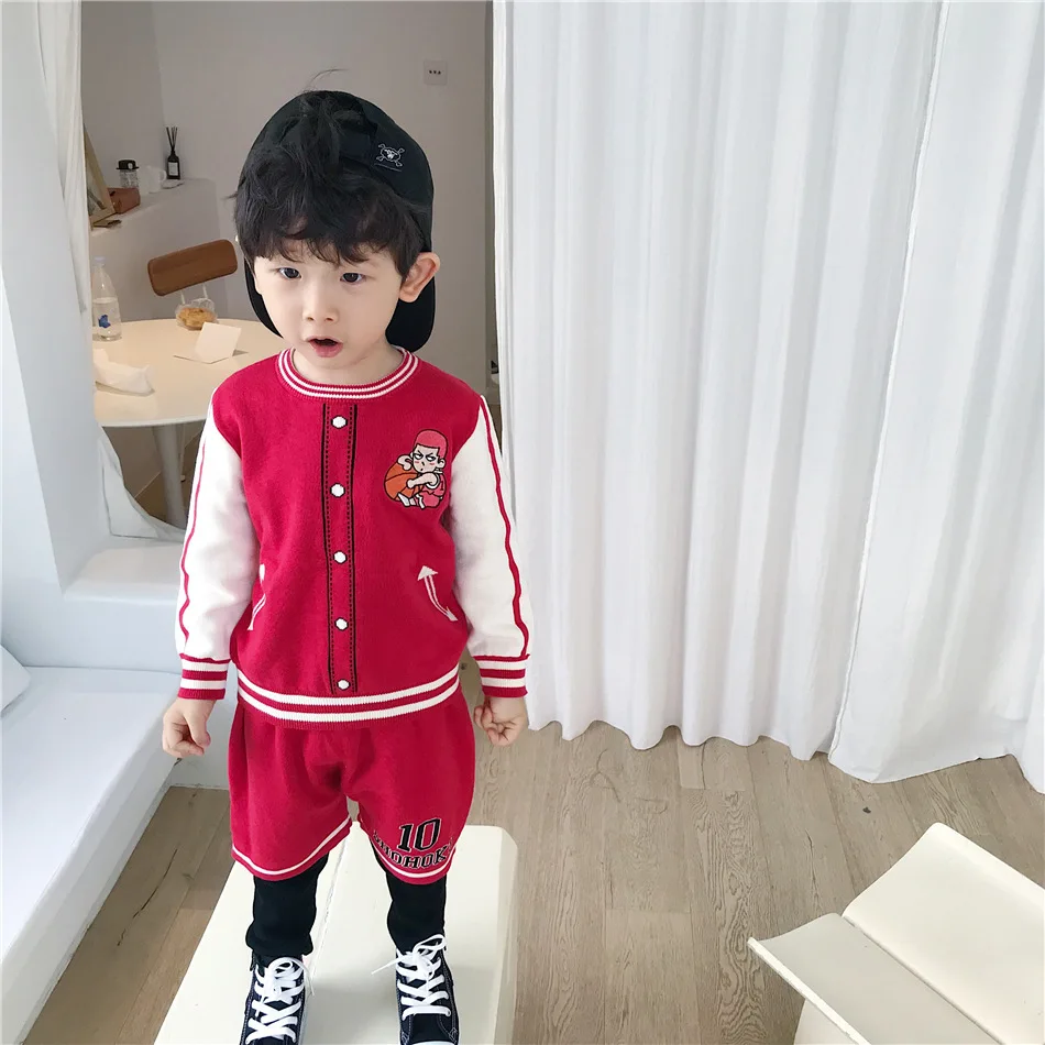 Tonytaobaby/детская одежда на осень и зиму; спортивный баскетбольный свитер; костюм для мальчиков; осенняя одежда для девочек