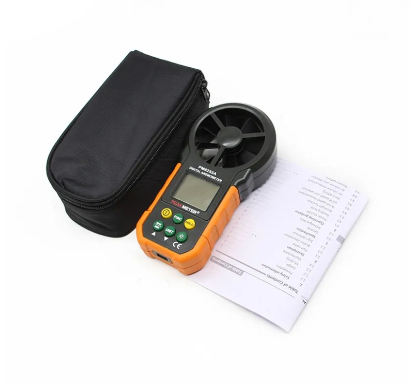 

Hand held air digital anemometer PM6252A/PM6252B MS6252A MS6252B high precision volume tester wind speed instrument