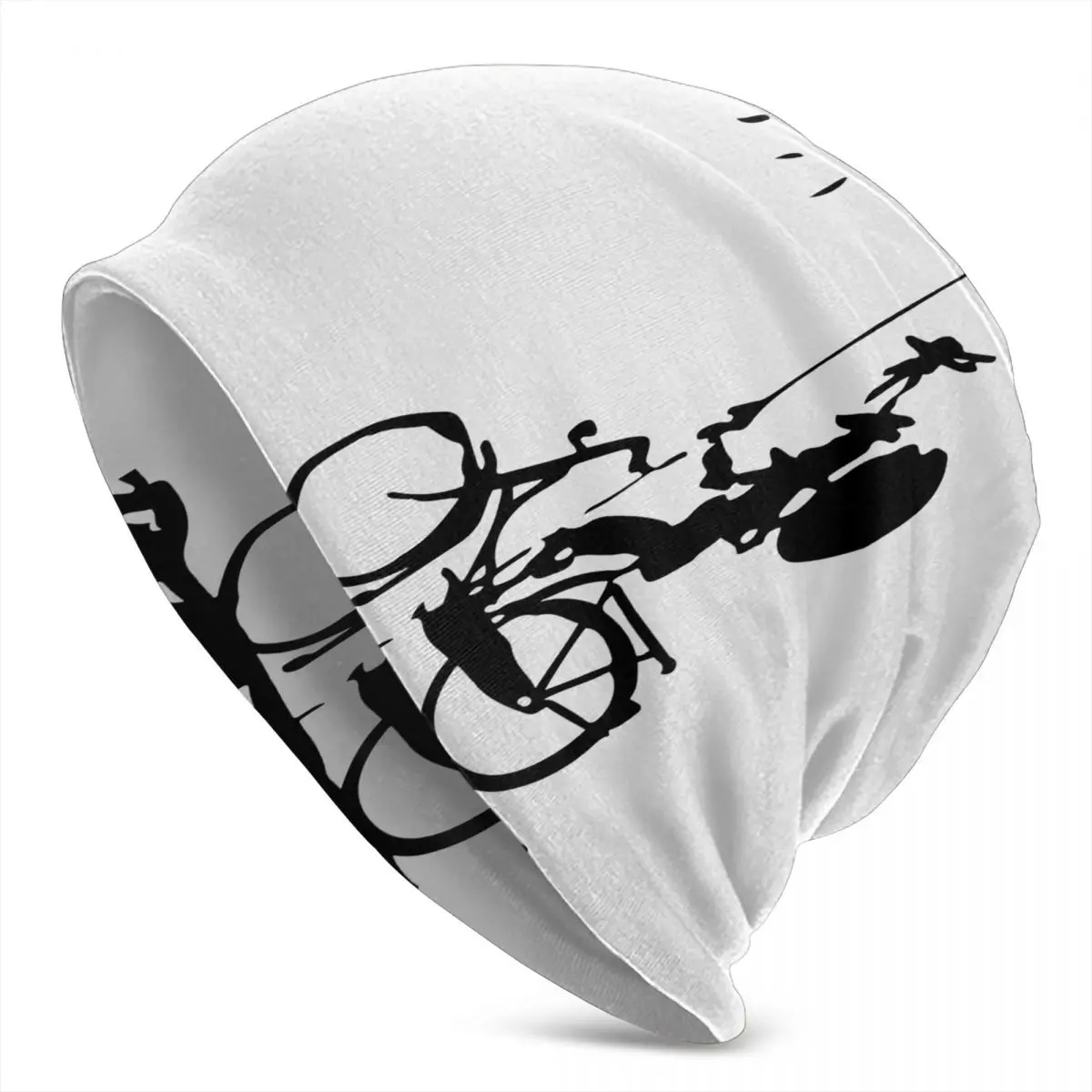 

Pablo Parody Don Quixote Riding Bike Men Women's Beanie Hats Vintage Pablo Picasso Knit Hat Earmuff Bonnet Skullies Beanies