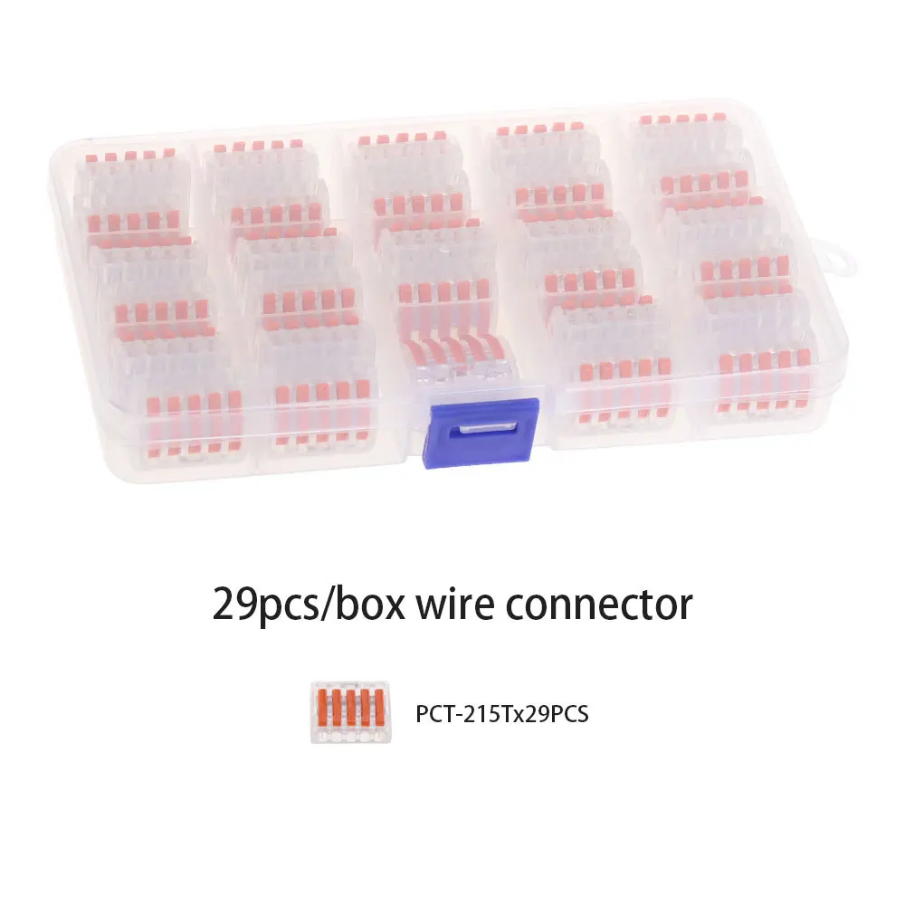 29 шт Быстрый провод соединитель Комплект PCT-215 компактный подключения проводника