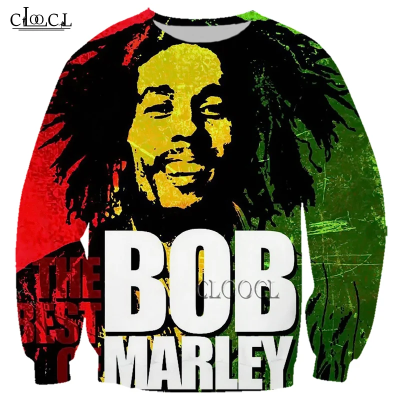 

Свитшот HX Singer Reggae Creator Bob Marley с 3D принтом для мужчин и женщин, осенние модные повседневные топы с длинным рукавом в стиле Харадзюку, Прямая пос...
