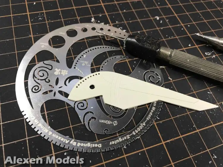 Инструменты для модели хобби линейка насекомых облако резная текстурная