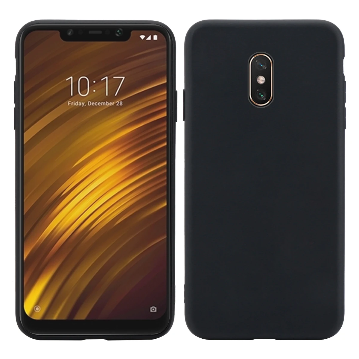 Для Xiao mi Pocophone F1 чехол для телефона яркие цвета Мягкий Силиконовый ТПУ крышка из