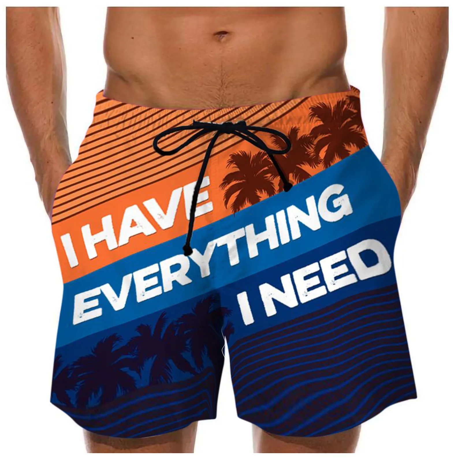 Летние модные мужские короткие шорты кольца в виде пятиконечной штаны пляжные с