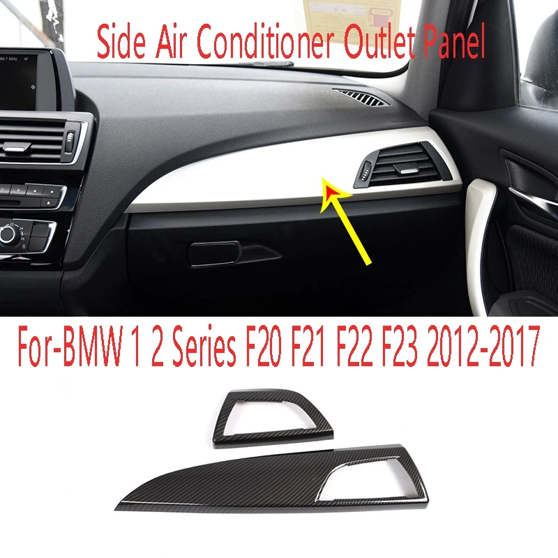 

Наклейки на панель автомобильной приборной панели, боковой кондиционер, Выходная панель, аксессуары для BMW 1, 2 серии, F20, F21, F22, F23 2012-2017