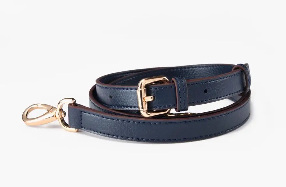 1.8CM dark blue 1,2/1,8 см ширина из натуральной кожи подгоняемый Замена крестообразные ремни сумка Аксессуары Золотая Серебряная фурнитура крест узор - Цвет: 1.8CM dark blue