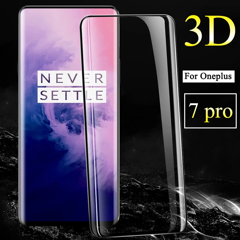 3D Защитное стекло для Oneplus 7 Pro закаленное Oneplux 1 + One Plus 7pro Oneplus7pro Защитная пленка
