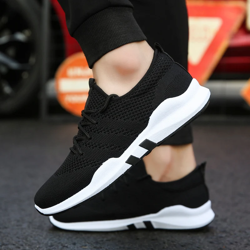 

2020 Men Casual Shoes Sneakers Lace up Men Shoes Lightweight Comfortable Mesh Breathable Walking Sneakers Tenis Feminino Zapatos