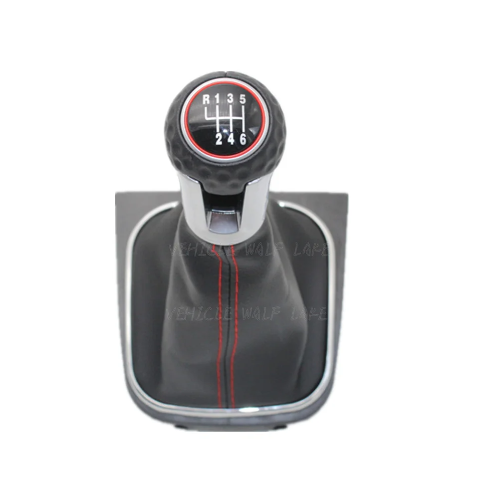 Для VW Scirocco 2009 2010 2011 2012 2013 2014 автомобильный стиль 6 скоростей Ручка переключения