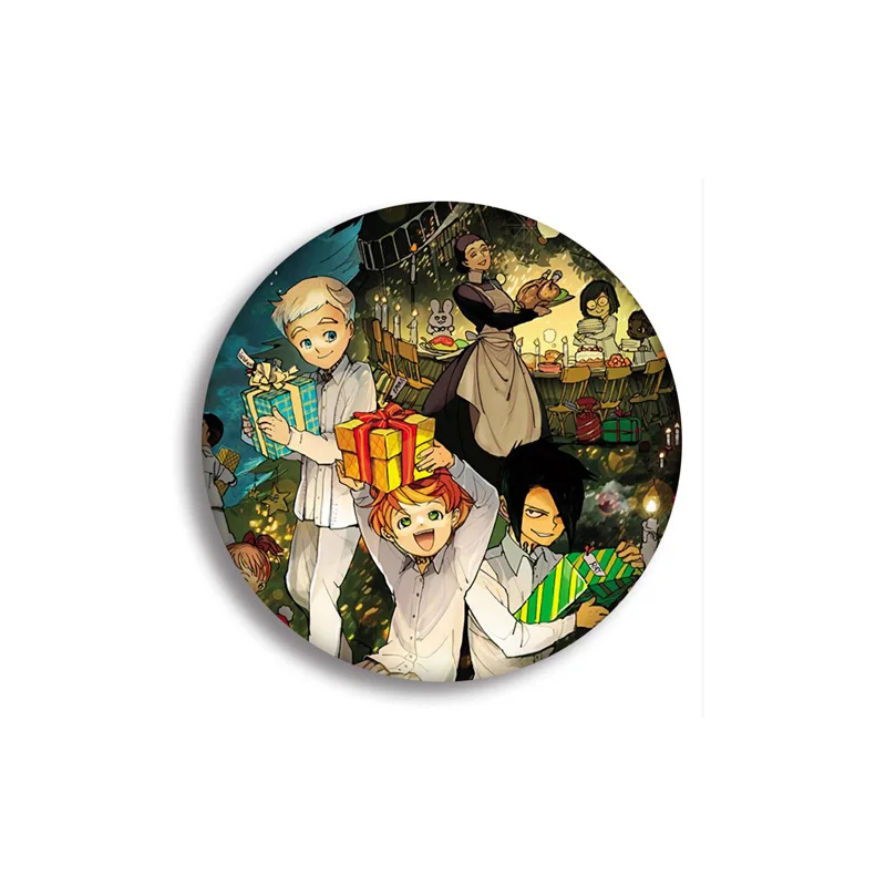 Горячие брелоки для косплея аниме "Обещанная неверлэнд" - Норман, значки-булавки с иконкой Рэя, коллекционные булавки на сумку или одежду.