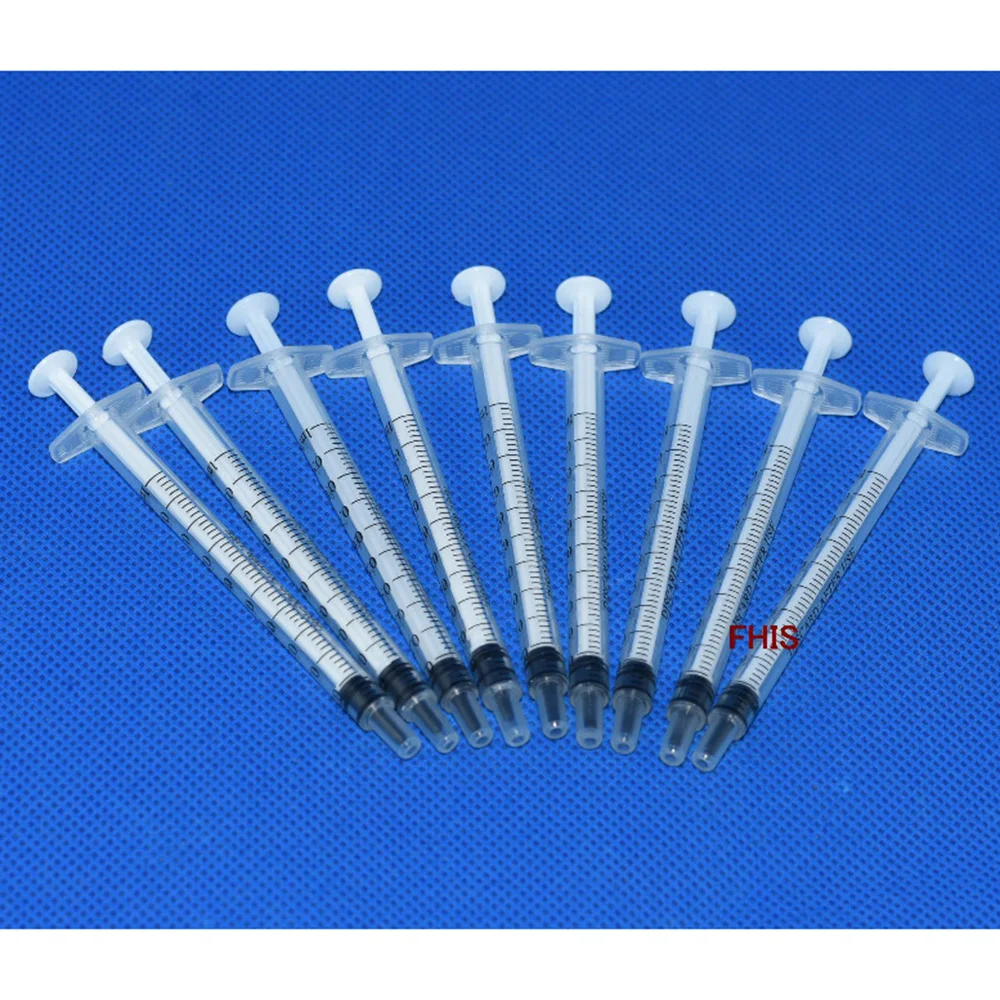 1 мл/1cc дозатор пластиковый для жидкого мыла шприц промышленные клеи ручной пакет