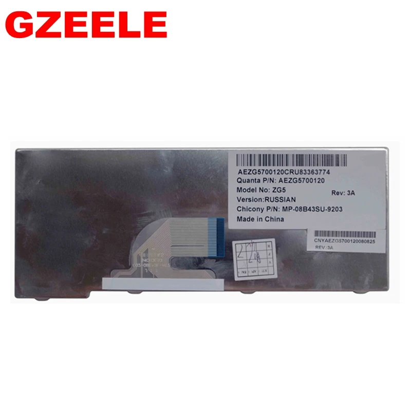 Русская клавиатура для ноутбука ACER ZG5 P531H ASone AOA150 AOD150 D250 RU белая новая | Компьютеры