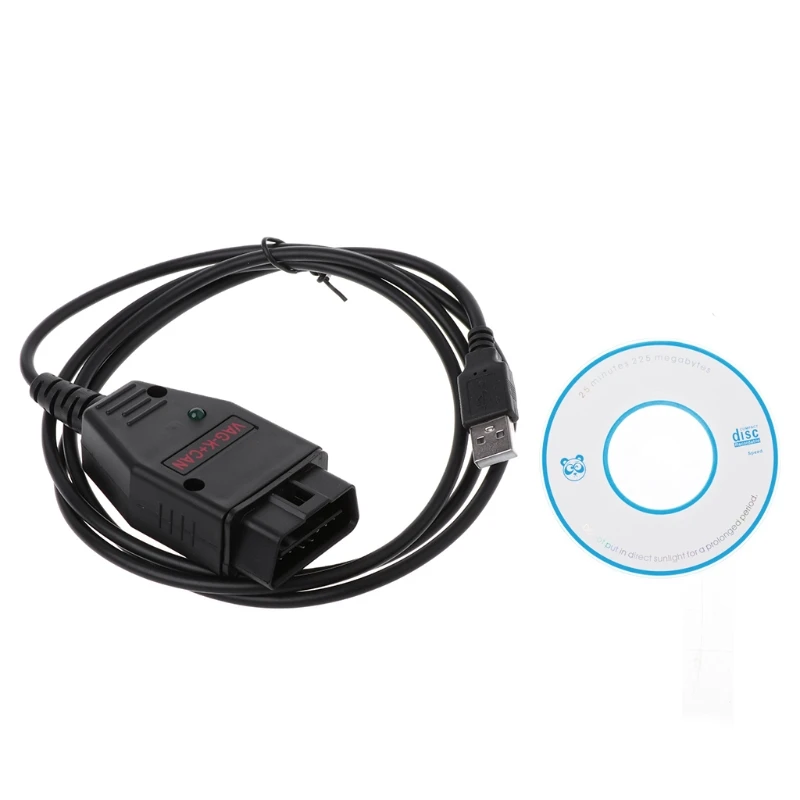 Новый VAG-K + CAN Commander 1 4 OBD2 диагностический сканер инструмент COM Кабель для VW Audi Skoda qyh