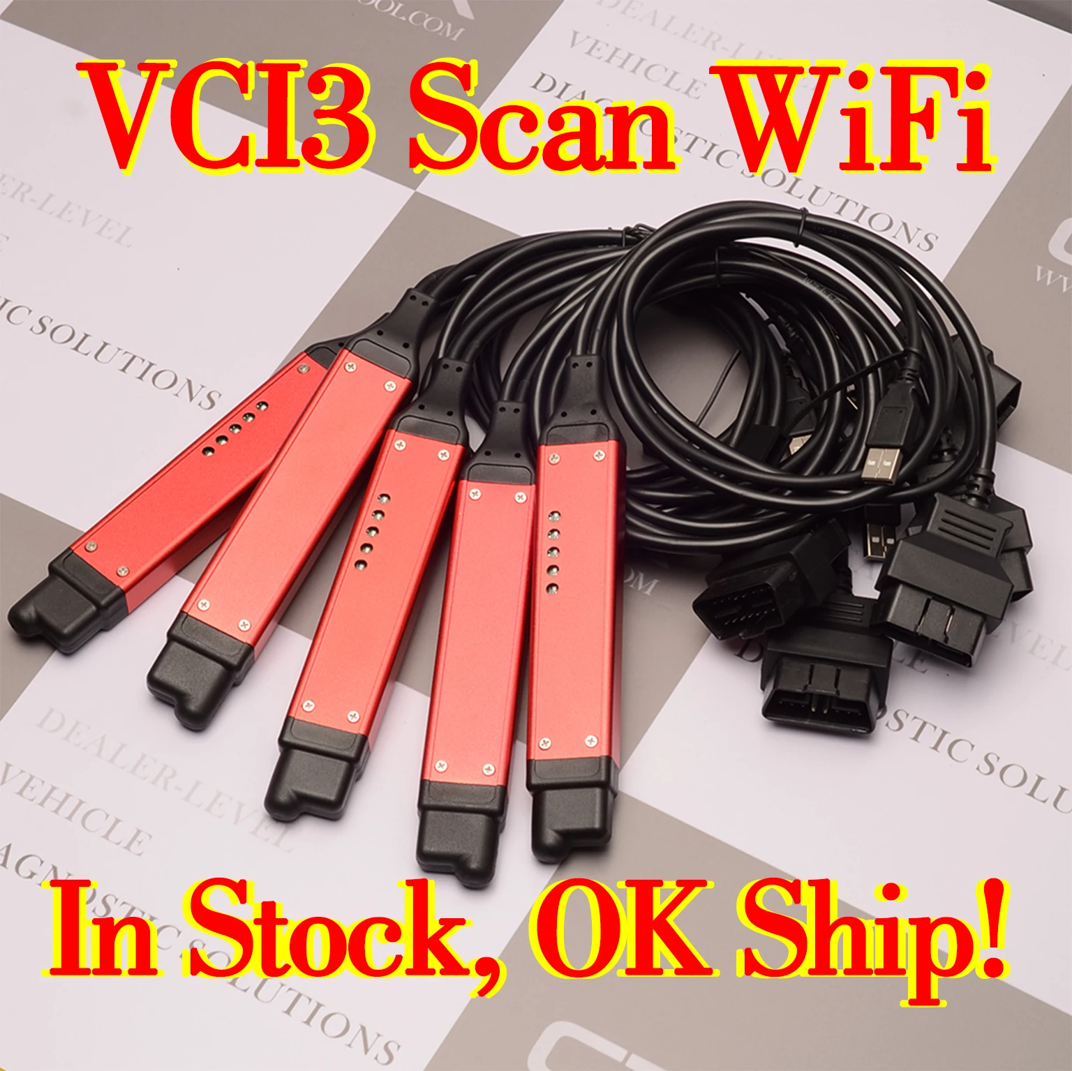 Подходит для V2.48.3 / V2.44.5 V2.31 качество A + VCI3 сканера Wi-Fi беспроводная связь