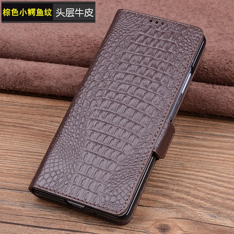 

Genuine Leather Flip Folding Case For Huawei Mate X2 5G Case For Huawei MateX2 Phone Cas
