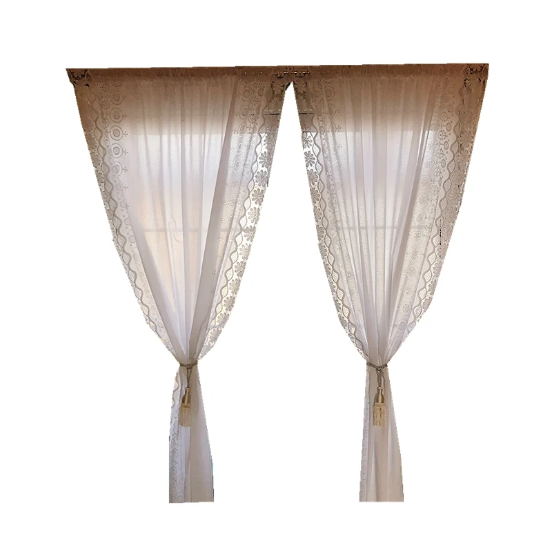 Французская романтическая принцесса каркасная хлопковая нить вышитая кружевная