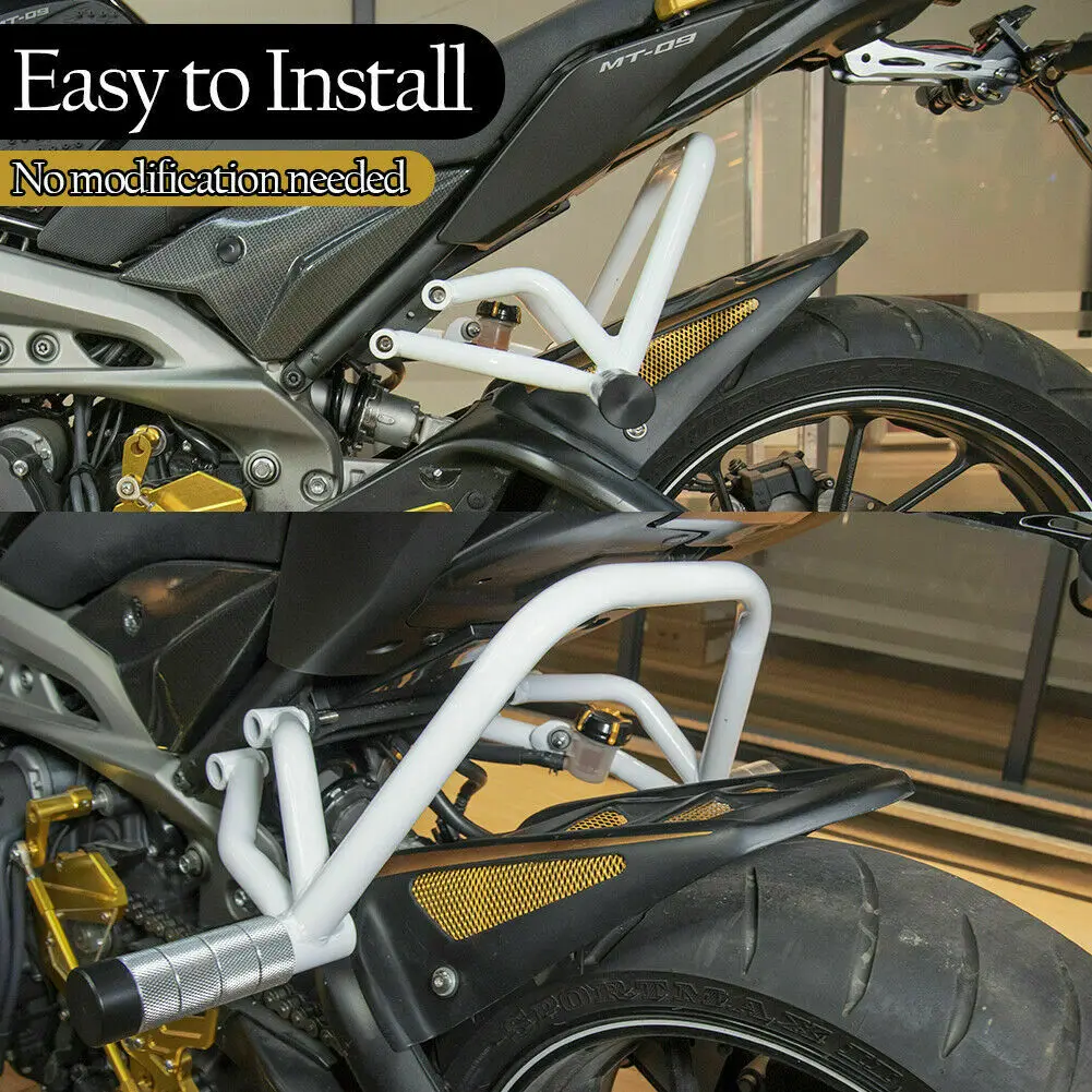 Для Yamaha MT FZ 09 Tracer MT09 FZ09 мотоциклетные черно белые подклетки для заднего