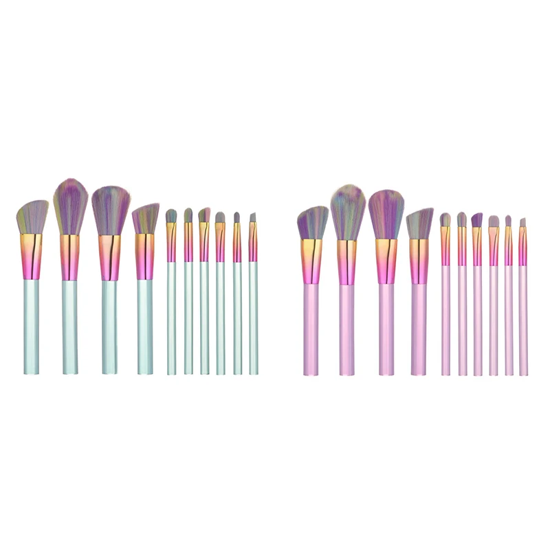 

10 шт., Профессиональные кисти для макияжа