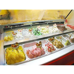 Высокое качество 12 квадратные сковороды с рисунком мороженое Дисплей