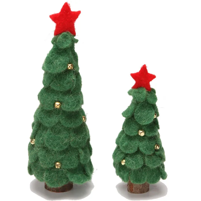 

Рождественские украшения в скандинавском стиле, старики, деревянное украшение, шерстяная войлочная ткань, Рождественская елка, настольное ...