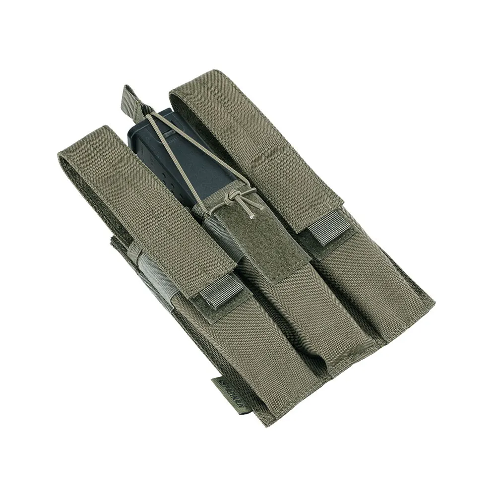 Отлично Элитные бизань Открытый тактический тройной KRISS/MP7 журнал нагрудная установка Охота Военная Molle аксессуары картридж сумки